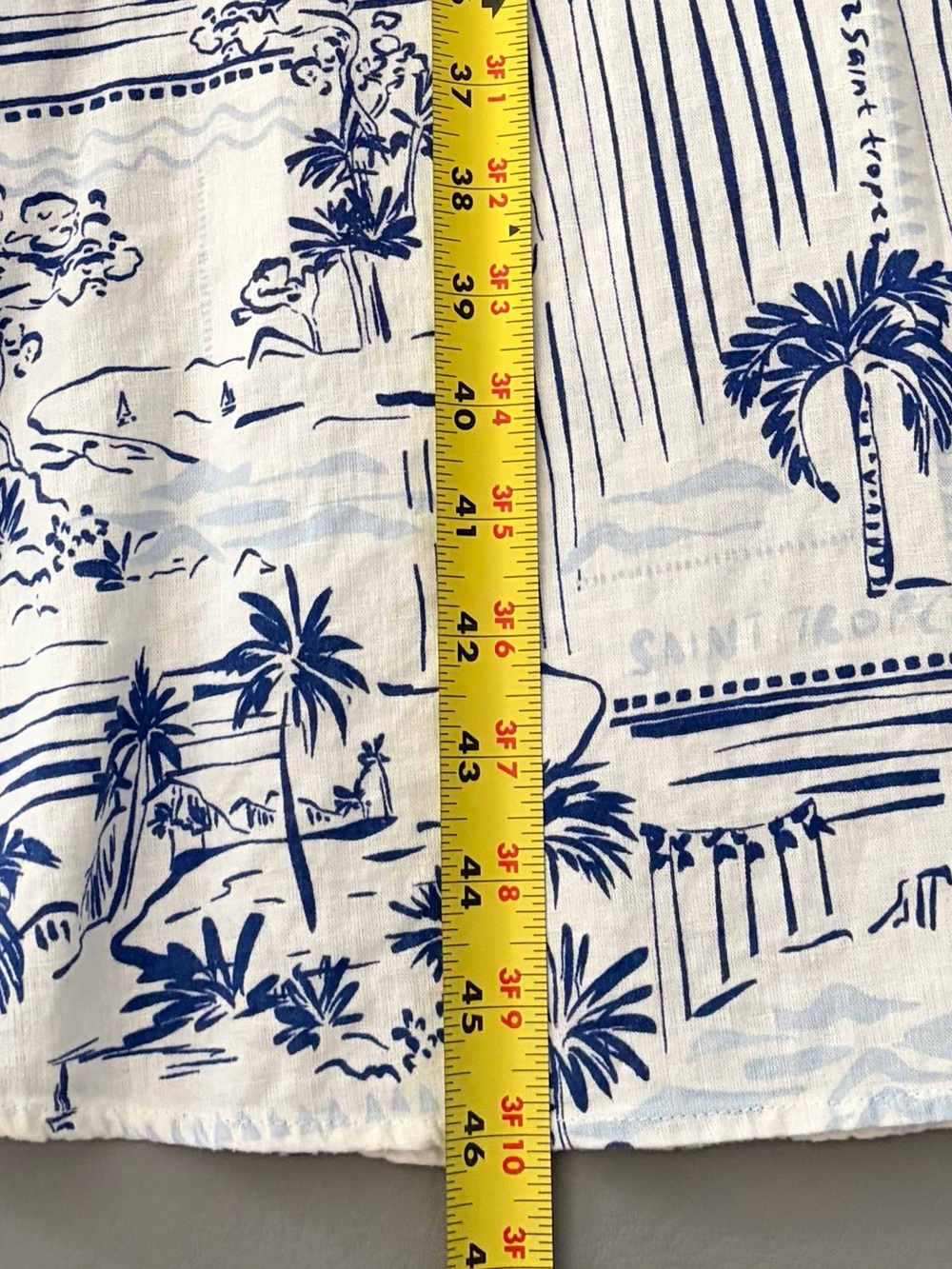 Calypso St. Barth Saint Tropez Linen Coastal Resort Midi Button Down Dress XS - Picture 14 of 16